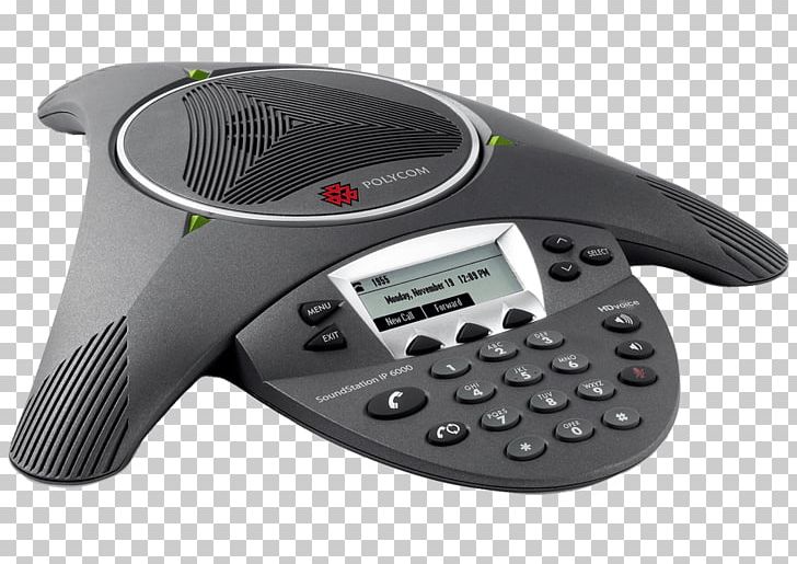 Polycom Ip6000 Conference Phone. Ac Power Or 802.3af Power Over Ethernet Polycom SoundStation 6000 Telephone Conference Call PNG, Clipart, Computer Network, Corded Phone, Electron, Electronic Device, Electronics Free PNG Download