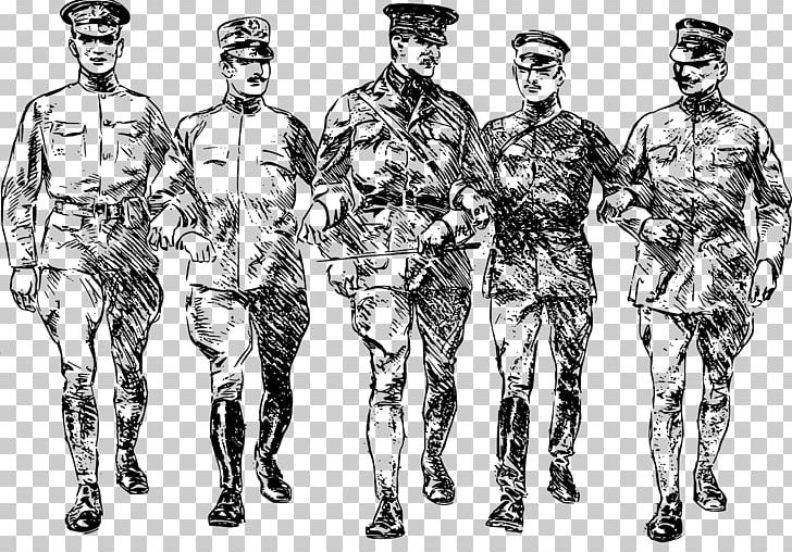 World War II Soldier PNG, Clipart, Black And White, Costume Design, Drawing, Human, Military Free PNG Download