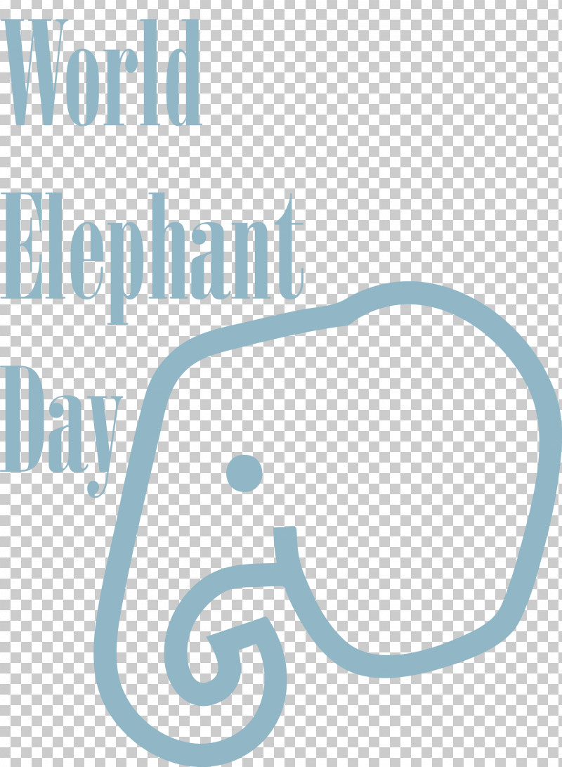 World Elephant Day Elephant Day PNG, Clipart, Diagram, Geometry, Line, Logo, Mathematics Free PNG Download