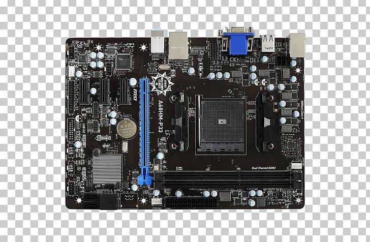 Motherboard MSI A68HM-P33 V2 Socket FM2+ MicroATX PNG, Clipart, Atx, Central Processing Unit, Computer Hardware, Cpu, Cpu Socket Free PNG Download
