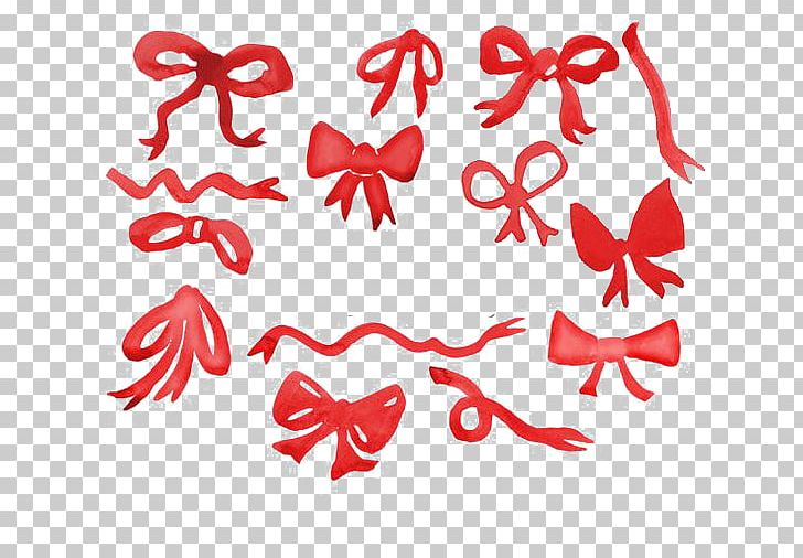 Ribbon Red Watercolor Painting PNG, Clipart, Adobe Illustrator, Bend, Bow, Bows, Bow Tie Free PNG Download