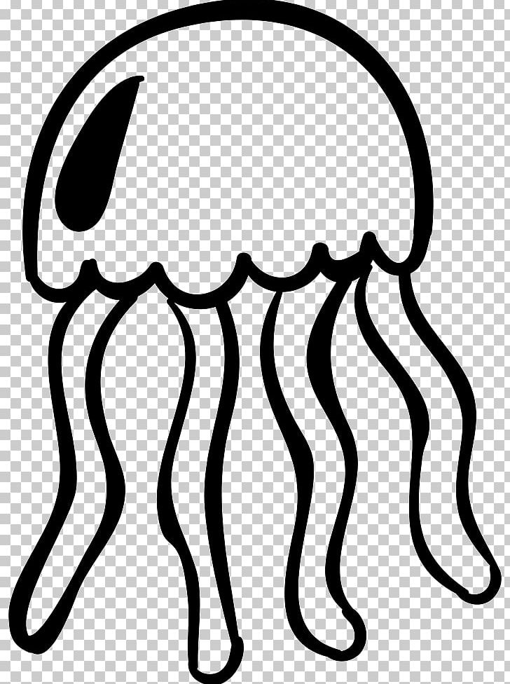 Jellyfish Computer Icons PNG, Clipart, Animal, Aquatic Animal, Artwork, Black, Black And White Free PNG Download
