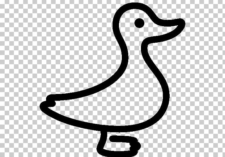 Duck Computer Icons PNG, Clipart, Animals, Artwork, Beak, Bird, Black And White Free PNG Download