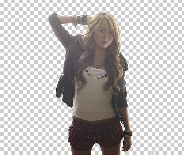 Miley Cyrus T-shirt Shoulder Sleeve Brown Hair PNG, Clipart, Blond, Brown, Brown Hair, Girl, Hair Free PNG Download