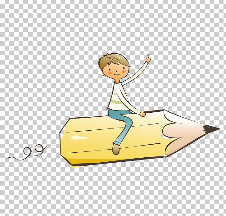 Pencil Cartoon Illustration PNG, Clipart, Art, Boy, Character, Child, Color Pencil Free PNG Download