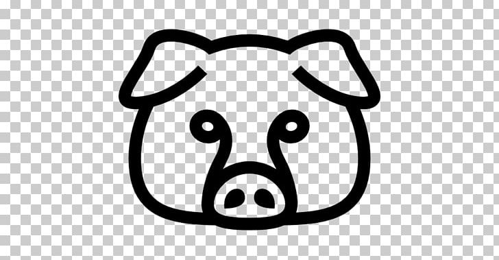 Pig Computer Icons PNG, Clipart, Animal, Animals, Area, Black And White, Clip Art Free PNG Download