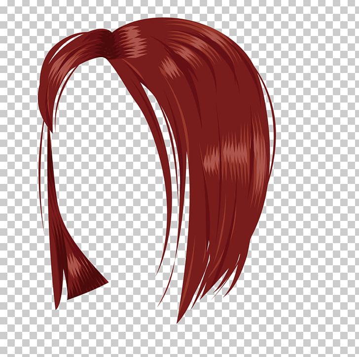 Wig Woman Red PNG, Clipart, Burgundy, Capelli, Coreldraw, Designer, Female Vector Free PNG Download
