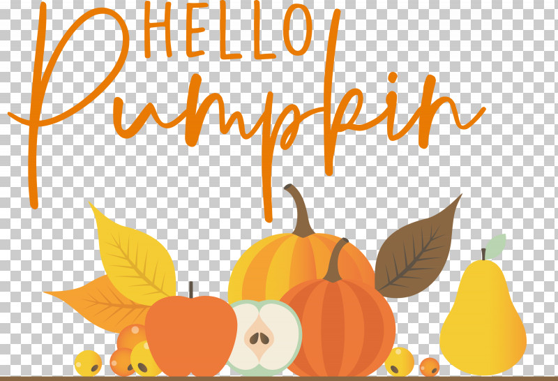 HELLO PUMPKIN Autumn Harvest PNG, Clipart, Apple, Autumn, Cartoon, Flower, Fruit Free PNG Download