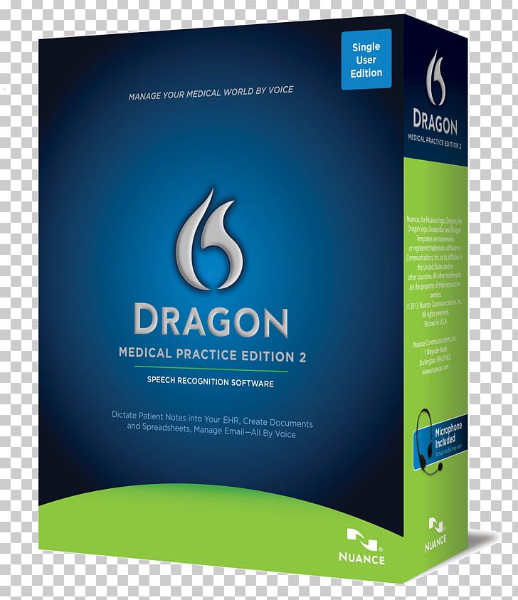 Dragon NaturallySpeaking Nuance Communications Medicine Speech Recognition Computer Software PNG, Clipart, Brand, Computer, Computer Software, Dragon Naturallyspeaking, Electronic Health Record Free PNG Download