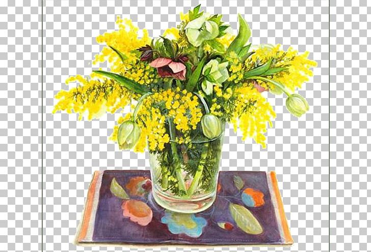Flower Bouquet Yellow Vase PNG, Clipart, Bouquet Vector, Cut Flowers, Designer, Floral Design, Floristry Free PNG Download