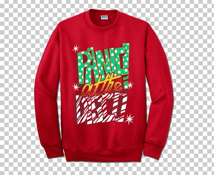 T-shirt Panic! At The Disco Sleeve Sweater Christmas Jumper PNG, Clipart, Active Shirt, Bluza, Brand, Brendon Urie, Christmas Card Free PNG Download