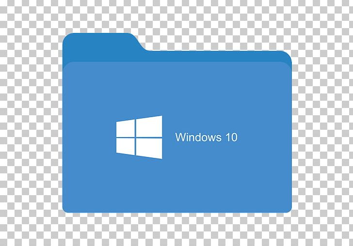 Windows 10 Directory Microsoft PNG, Clipart, Angle, Blue, Brand, Computer Icons, Context Menu Free PNG Download