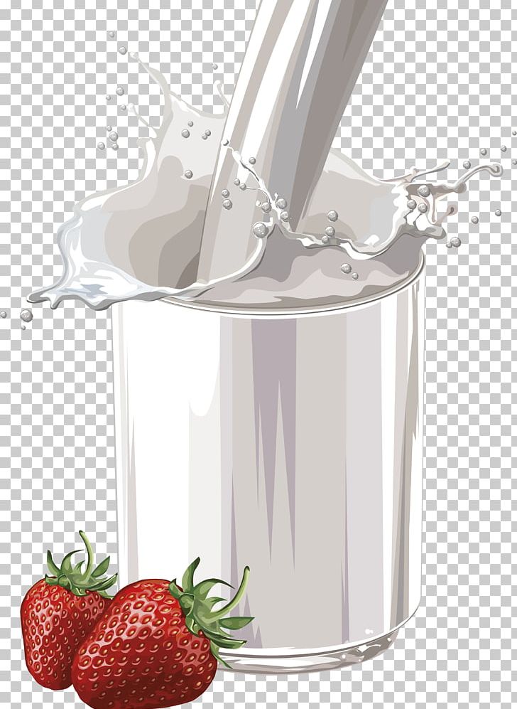 Flavored Milk Juice Strawberry PNG, Clipart, Aedmaasikas, Chocolate, Coconut Milk, Cows Milk, Dairy Product Free PNG Download