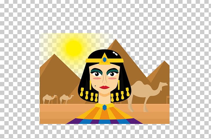 Cleopatra Ancient Egypt Illustration PNG, Clipart, Adobe Illustrator, Arizona Desert, Art, Camel, Cartoon Free PNG Download