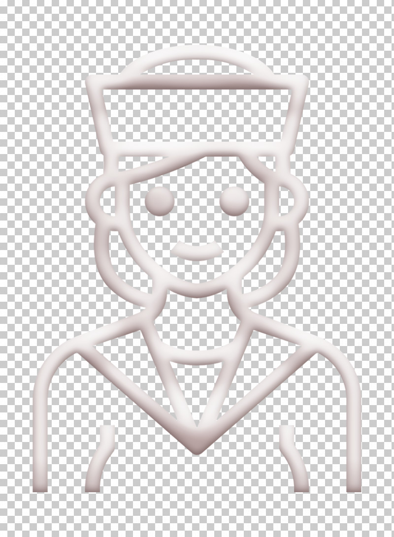 Professions And Jobs Icon Occupation Woman Icon Sailor Icon PNG, Clipart, Blackandwhite, Logo, Occupation Woman Icon, Professions And Jobs Icon, Sailor Icon Free PNG Download