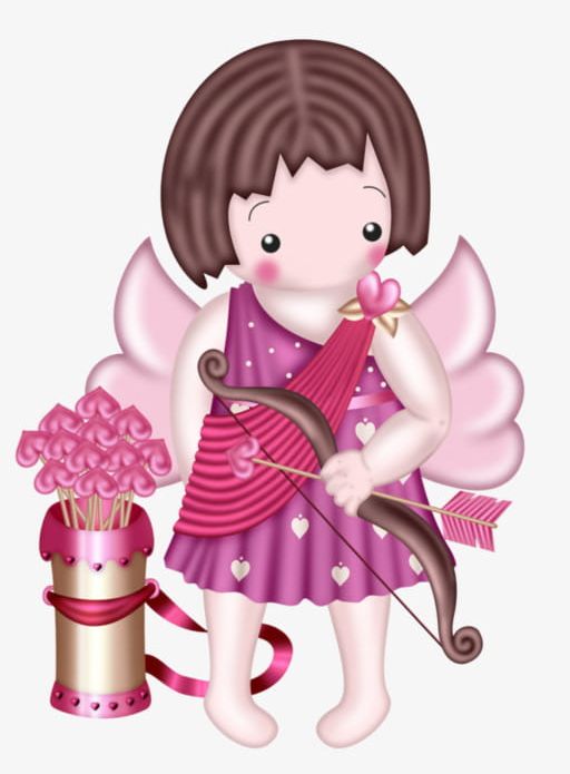 Pink Angel PNG, Clipart, Angel Clipart, Arrows, Girl, Hair, Love Free PNG Download