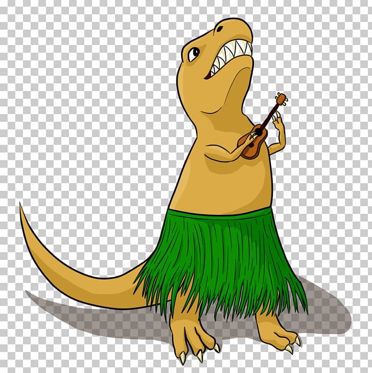 Tyrannosaurus Ukulele Drawing Reptile PNG, Clipart, Amphibian, Animal, Animal Figure, Art, Beak Free PNG Download