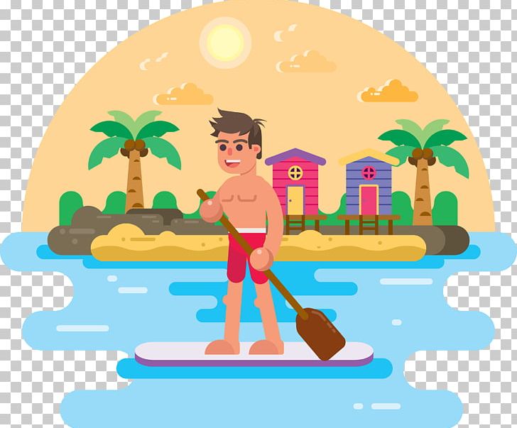 Surfing Standup Paddleboarding Sport PNG, Clipart, Activities Vector, Adobe Illustrator, Area, Art, Beach Free PNG Download