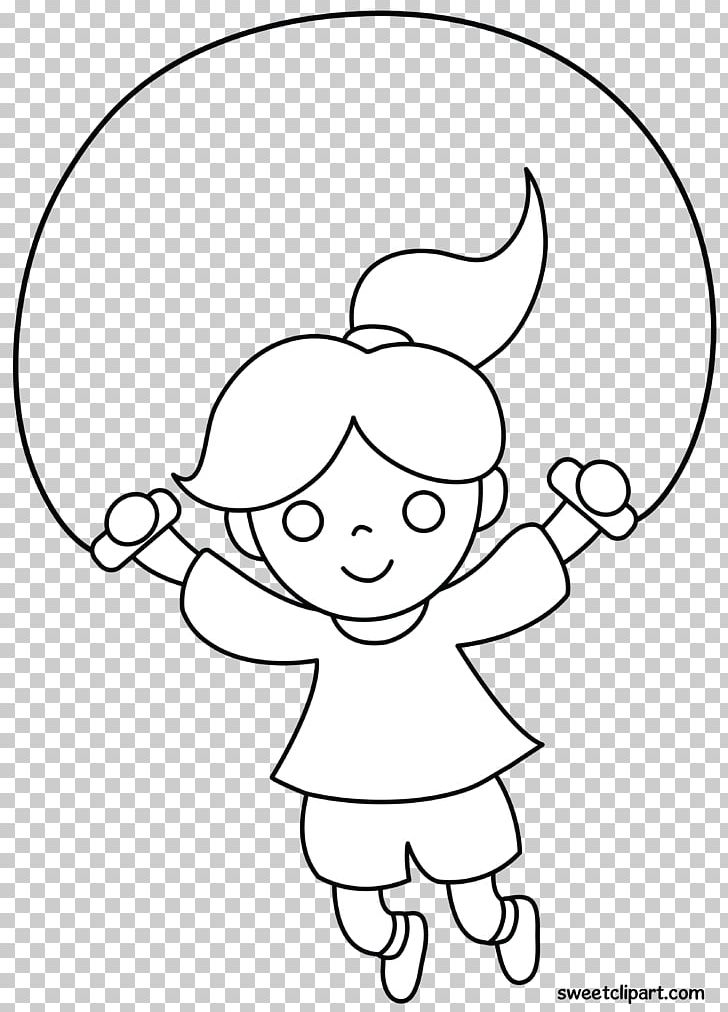 Black And White Coloring Book Jump Ropes Illustration PNG, Clipart, Angle, Arm, Art, Black, Cartoon Free PNG Download
