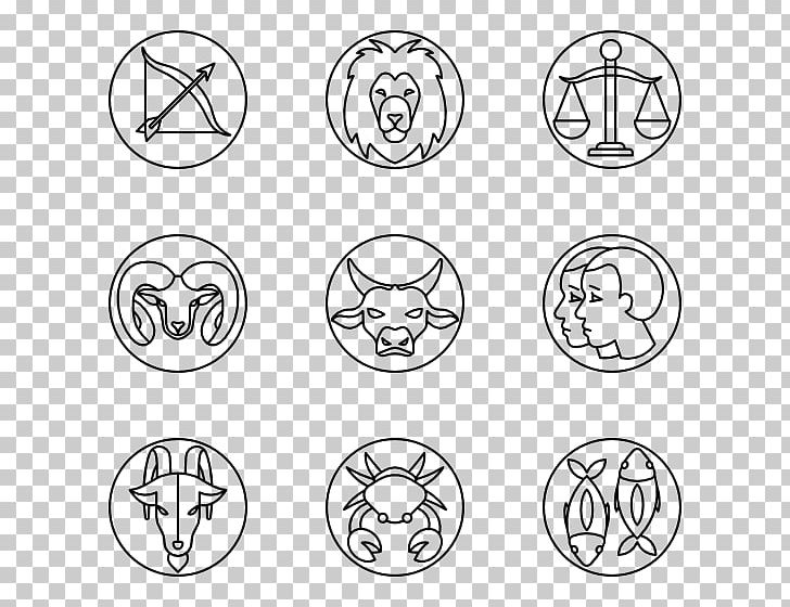 Zodiac Symbol Astrological Sign Computer Icons PNG, Clipart, Angle, Area, Astrological Sign, Astrology, Black And White Free PNG Download