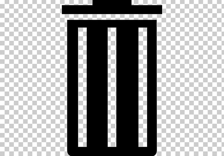 Rubbish Bins & Waste Paper Baskets Computer Icons PNG, Clipart, Angle, Black, Black And White, Brand, Download Free PNG Download