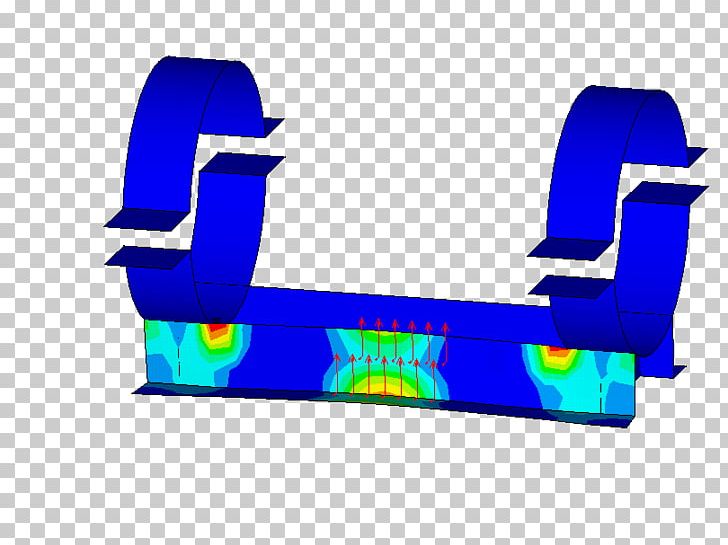 Pipe Support Stress–strain Analysis Finite Element Method Piping PNG, Clipart, Area, Blue, Cylinder Stress, Electric Blue, Engineering Free PNG Download