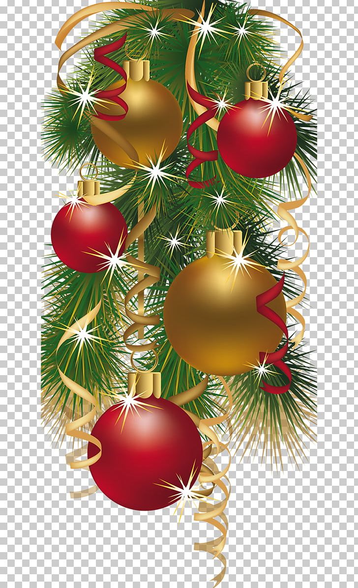 Christmas Tree Christmas Ornament Santa Claus New Year PNG, Clipart, Bombka, Branch, Christmas, Christmas Decoration, Christmas Gift Free PNG Download