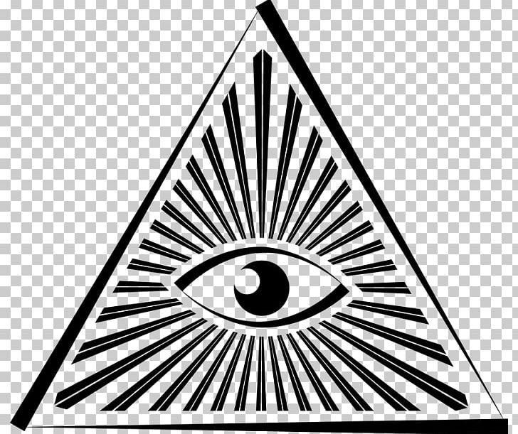 Eye Of Providence Illuminati Freemasonry Pyramid PNG, Clipart, Angle, Area, Black And White, Brand, Circle Free PNG Download
