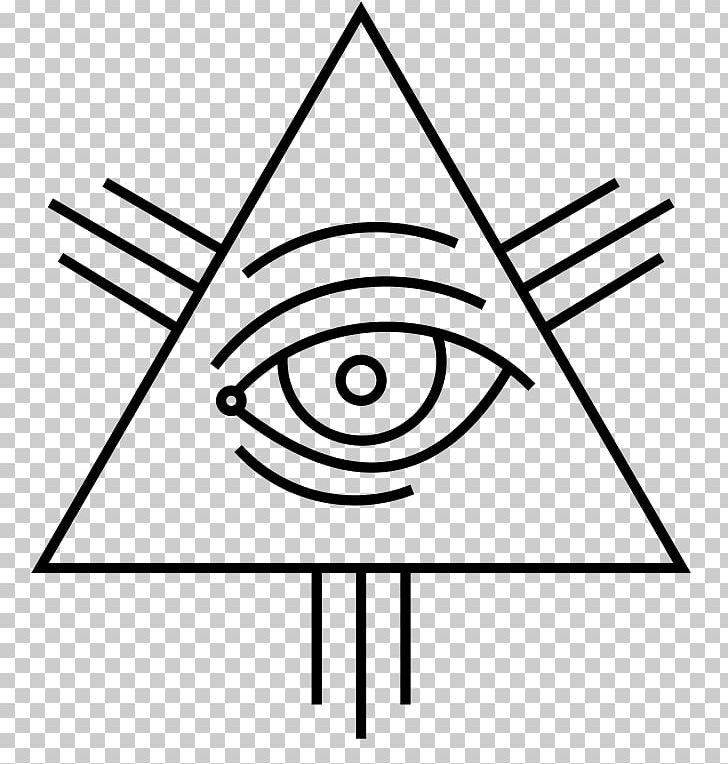 Eye Of Providence Symbol Freemasonry Divine Providence PNG, Clipart, Angle, Area, Black, Black And White, Circle Free PNG Download