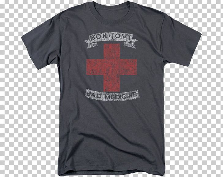 T-shirt Hoodie Bad Medicine Bon Jovi Clothing PNG, Clipart, Active Shirt, Bad Medicine, Black, Bon Jovi, Brand Free PNG Download