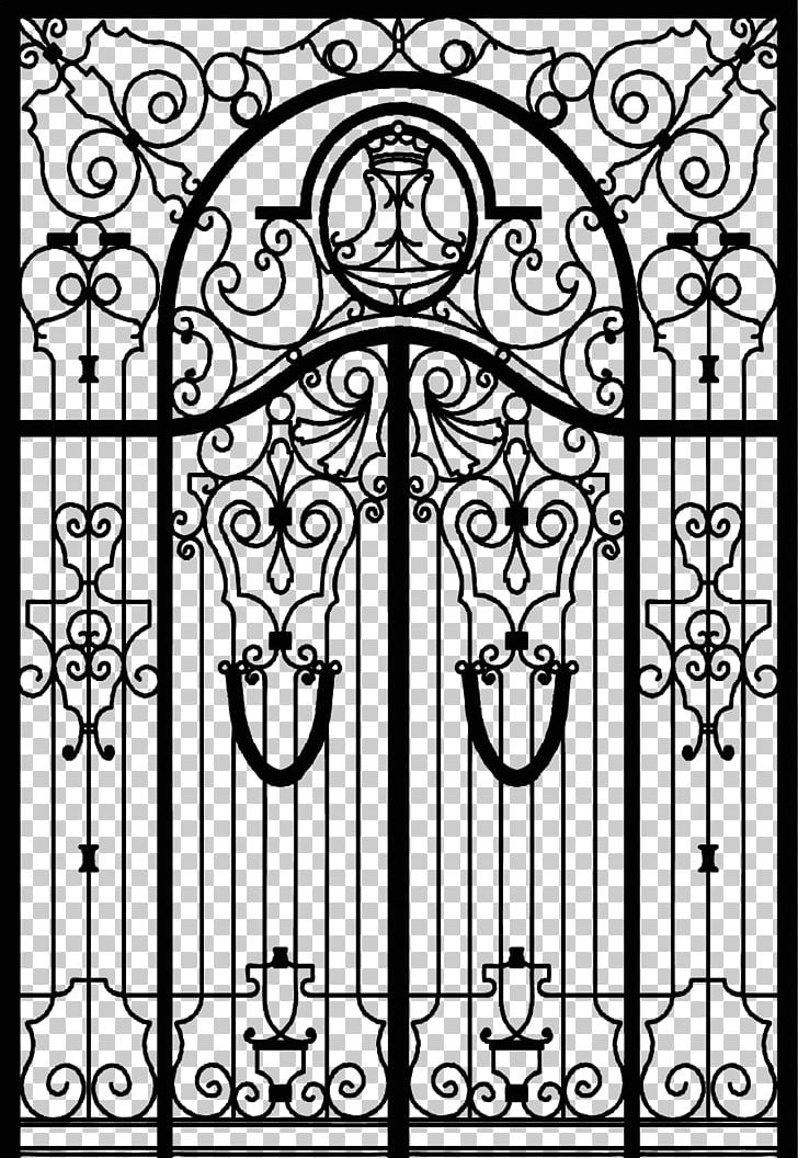 Gate Wrought Iron Fence PNG, Clipart, Arch Door, Are, Continental Gold, Continental Retro, Furniture Free PNG Download