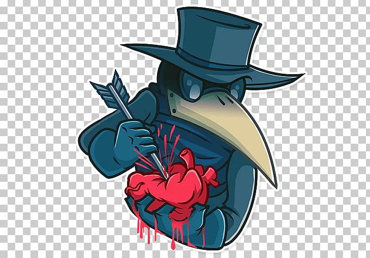 Sticker Telegram Plague Doctor PNG, Clipart, Application Programming Interface, Art, Cartoon, Fictional Character, Line Free PNG Download