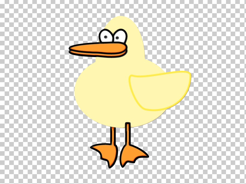Bird Cartoon Beak Duck Yellow PNG, Clipart, Beak, Bird, Cartoon, Duck, Ducks Geese And Swans Free PNG Download