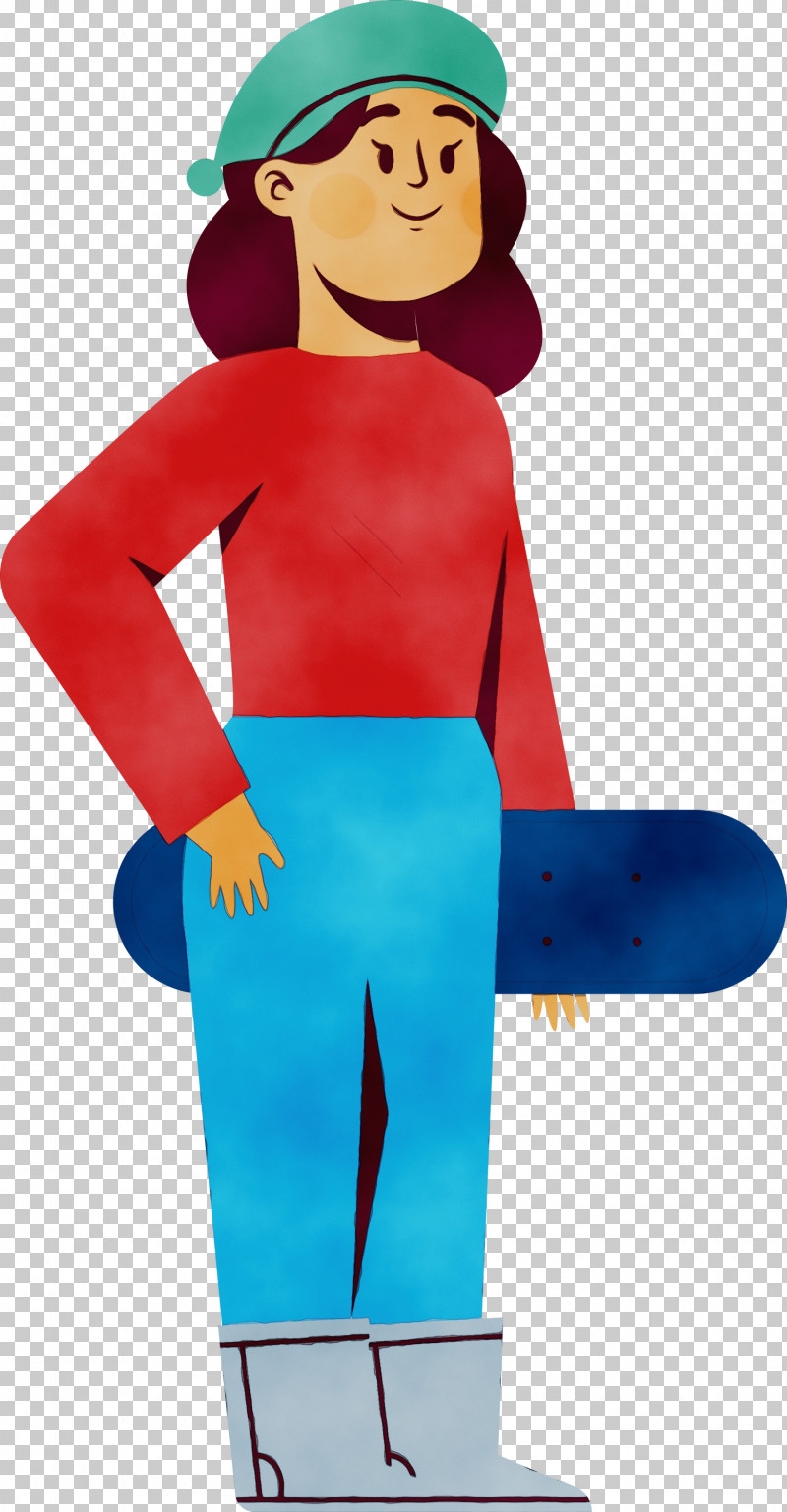 Cartoon Red Electric Blue Neck Style PNG, Clipart, Animation, Cartoon, Electric Blue, Neck, Paint Free PNG Download