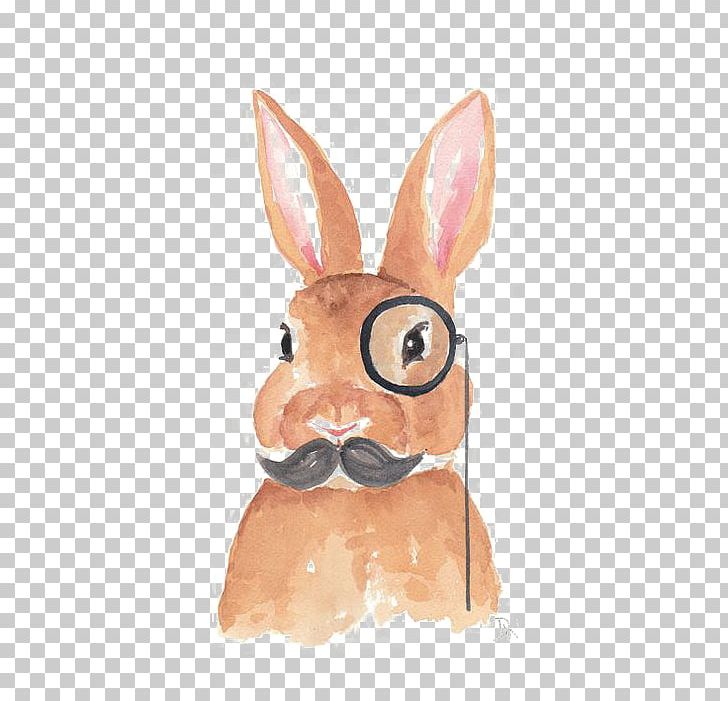Watercolor Painting Rabbit Drawing Illustration PNG, Clipart, Animals, Art, Cartoon, Color, Dog Like Mammal Free PNG Download