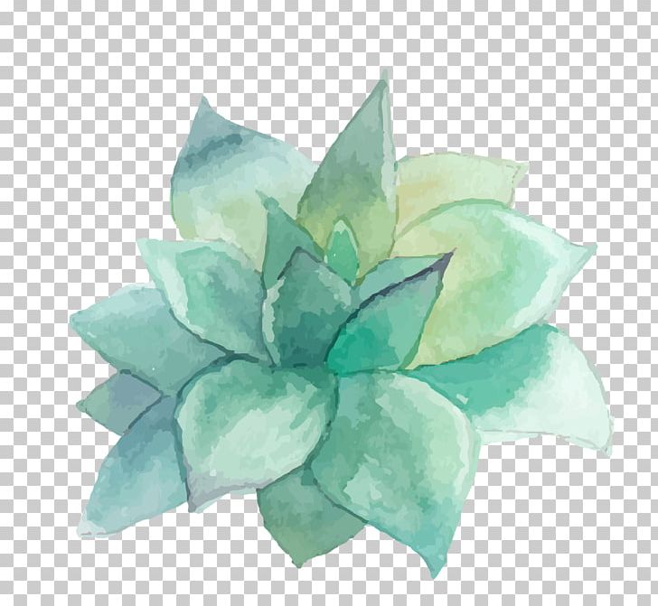 Succulent Plant Watercolor Painting Art Wall Decal PNG, Clipart, Agave, Art, Art Wall, Cactaceae, Drawing Free PNG Download