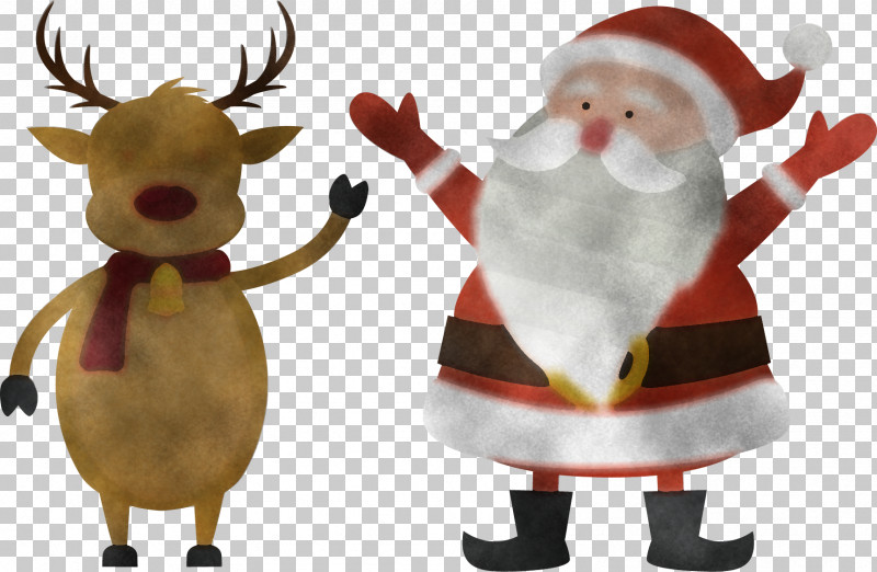 Santa Claus PNG, Clipart, Christmas, Deer, Figurine, Reindeer, Santa Claus Free PNG Download