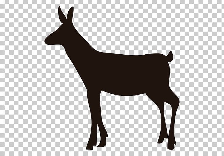 Deer Computer Icons PNG, Clipart, Animals, Black And White, Cattle Like Mammal, Computer Icons, Cow Goat Family Free PNG Download