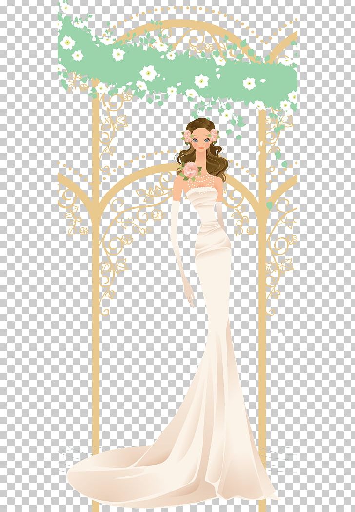 Bride Contemporary Western Wedding Dress PNG, Clipart, Bride, Creative Wedding, Fashion Design, Fashion Illustration, Girl Free PNG Download