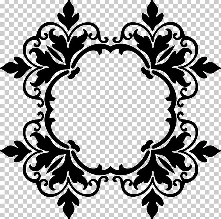 Frames Damask Ornament PNG, Clipart, Black, Black And White, Circle, Computer Icons, Damask Free PNG Download