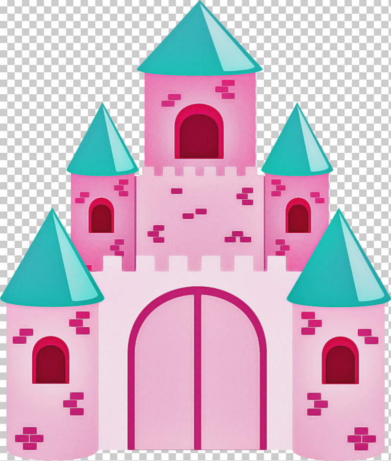 Pink Playhouse Castle Play House PNG, Clipart, Arch, Architecture, Building, Castle, Dollhouse Free PNG Download