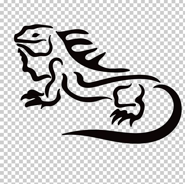 Common Iguanas Vertebrate Line Art PNG, Clipart, Animal, Art, Artwork, Bald Uakari, Black And White Free PNG Download