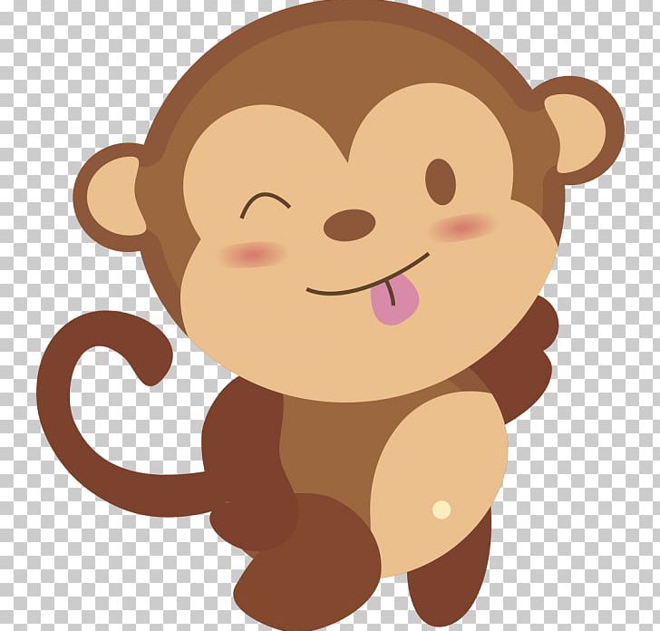 Monkey Cuteness PNG, Clipart, Animal, Animals, Carnivoran, Color, Creative Work Free PNG Download