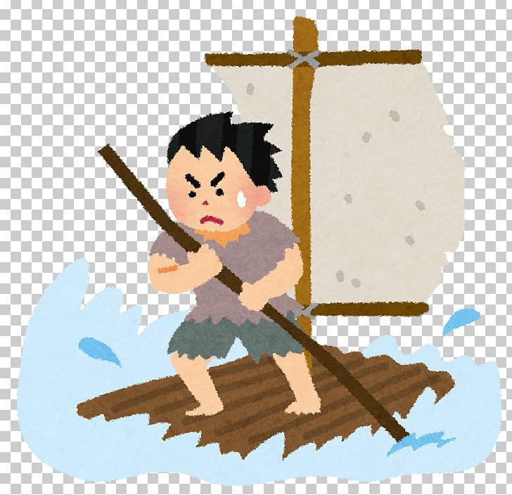 Raft いらすとや 遭難 Illustrator PNG, Clipart, Art, Boat, Child, Human Behavior, Illustrator Free PNG Download