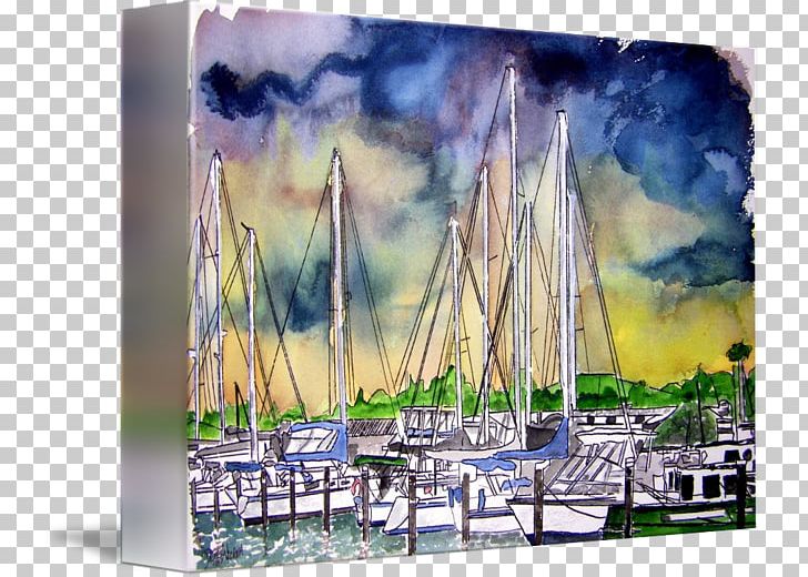 Watercolor Painting Gallery Wrap Melbourne Canvas PNG, Clipart, Art, Boat, Canvas, Floater, Florida Free PNG Download