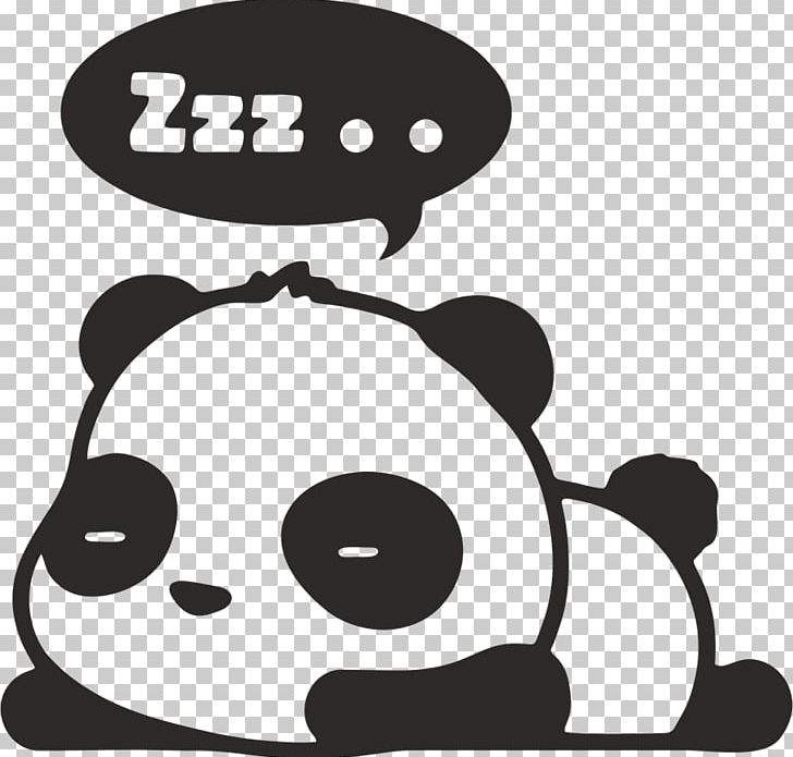Giant Panda Decal Bumper Sticker Drawing PNG, Clipart, Adhesive Tape, Animals, Artwork, Bear, Black Free PNG Download