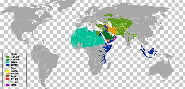 Muslim World Islam Map Madhhab Hanafi PNG, Clipart, Area, Fiqh, Hanafi, Islam, Madhhab Free PNG Download