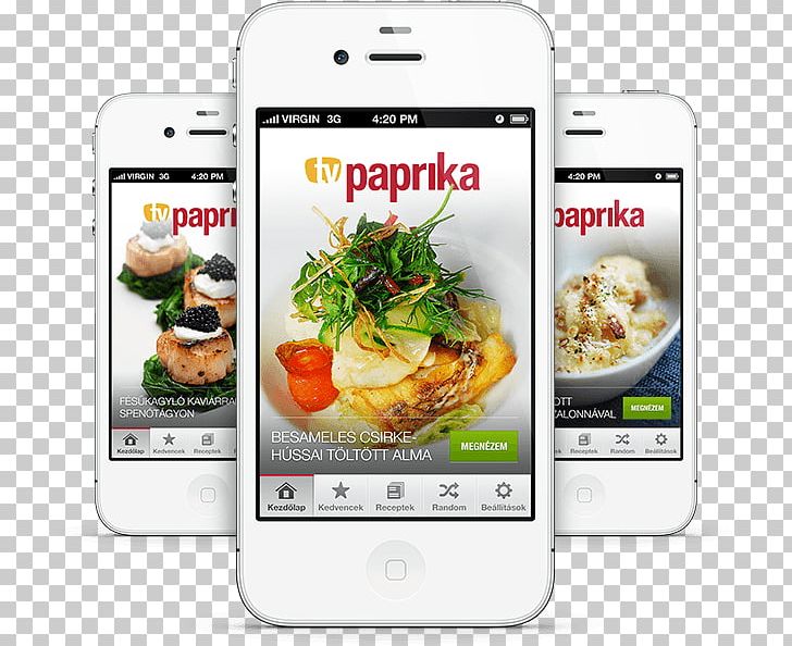 Smartphone Food Recipe Television TV Paprika PNG, Clipart, Communication Device, Creative Mito, Electronic Device, Electronics, Food Free PNG Download