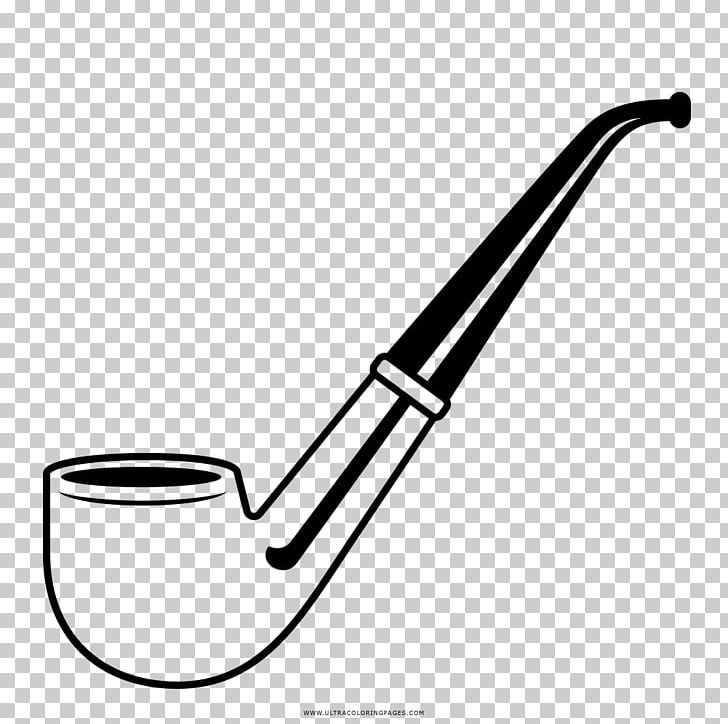 how to draw a smoking pipe