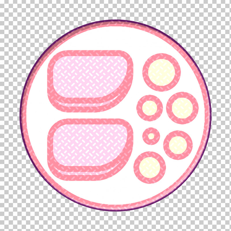 Chicken Breast Icon Plate Icon Restaurant Icon PNG, Clipart, Chicken Breast Icon, Circle, Logo, Pink, Plate Icon Free PNG Download